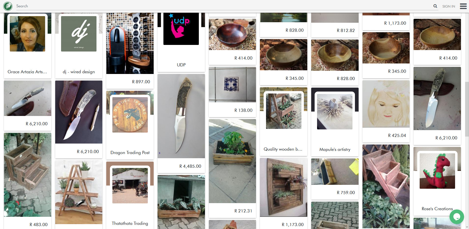 Crafted Arts browse